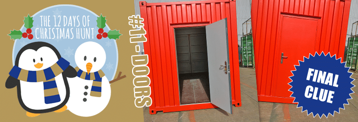 shipping container doors