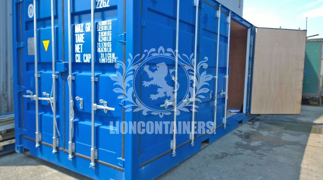 side opening container
