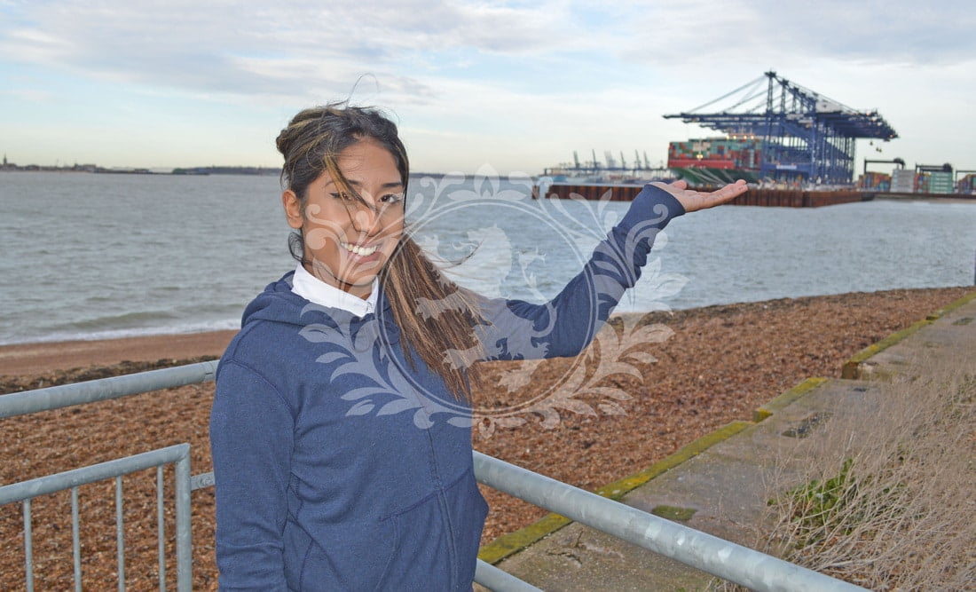 Witnessing The Worlds Largest Container Ship At The Port Of Felixstowe By Priya Virdi