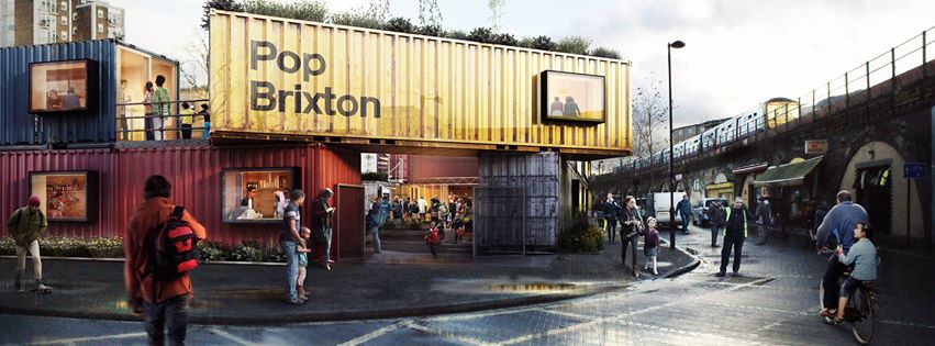 Pop Brixton Shipping Containers