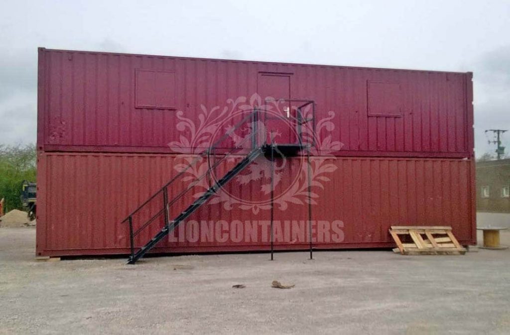 Water Supplier Storage, Office and Canteen Containers Case Study | Lion ...