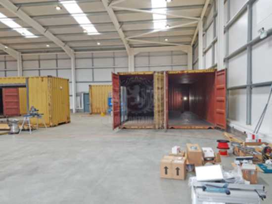 Containerised Office Development in Edinburgh - Lion Containers Ltd