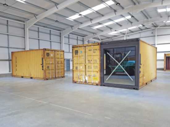 Containerised Office Development in Edinburgh - Lion Containers Ltd