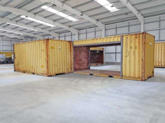 Containerised Office Development in Edinburgh - Lion Containers Ltd