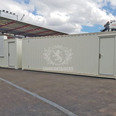 Exeter Football Club Container Toilet and Refreshment Facilities