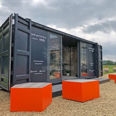 20ft Pop Up Bathoom Showroom Container