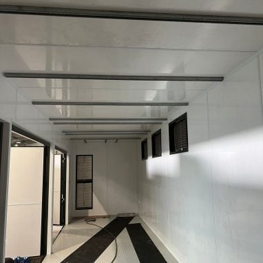 Bespoke Generator Storage Container Interior