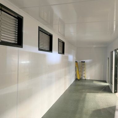 Bespoke Generator Storage Container Interior