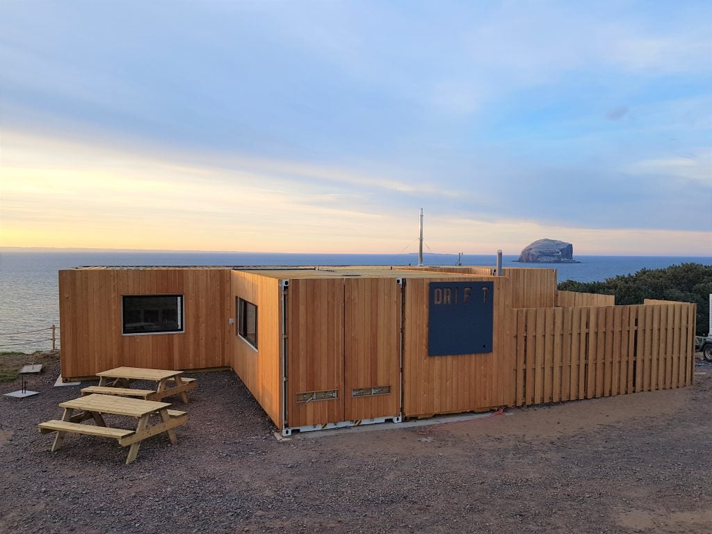 Drift Cafe, North Berwick - Shipping Container Restaurants and Cafes