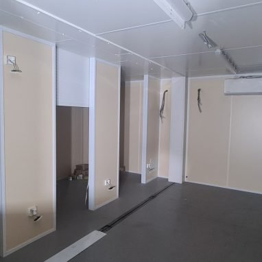 Radiation Detection Room Interior Progress