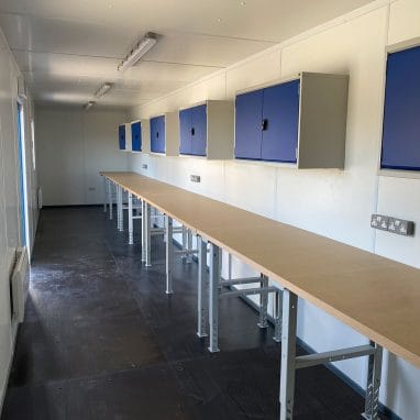 shipping container workshop- cabinets 1