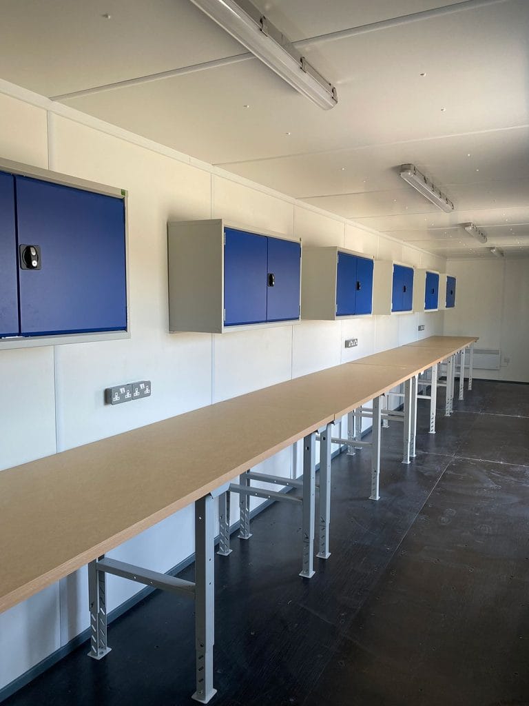 shipping container workshop- cabinets 2