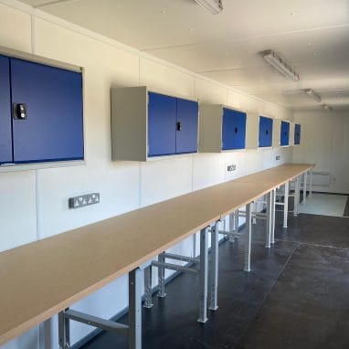 shipping container workshop- cabinets 2