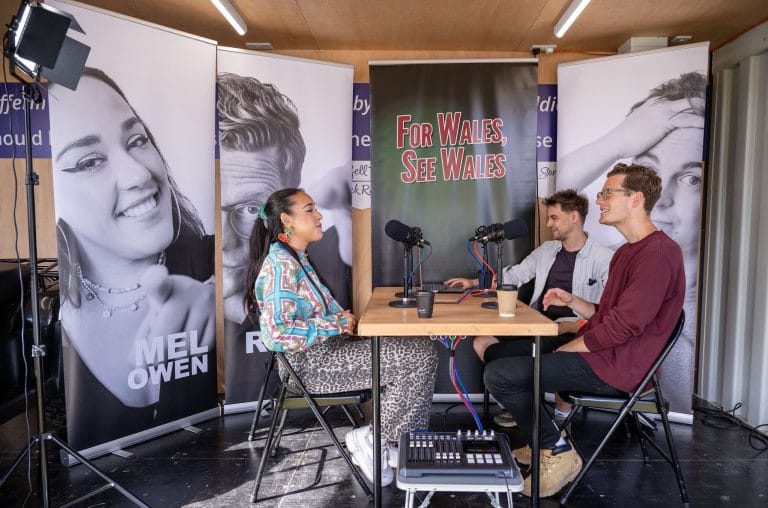 FWSW Podcast at Lion Containers' stand