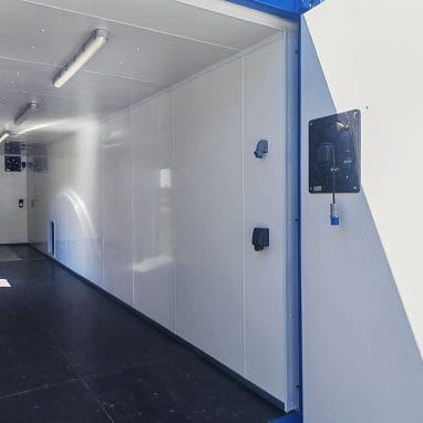 40ft high cube container- scottish blue - interior 5