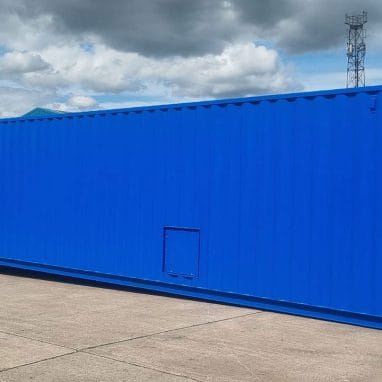 40ft high cube container- scottish blue 2