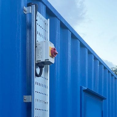 40ft high cube container- scottish blue 5