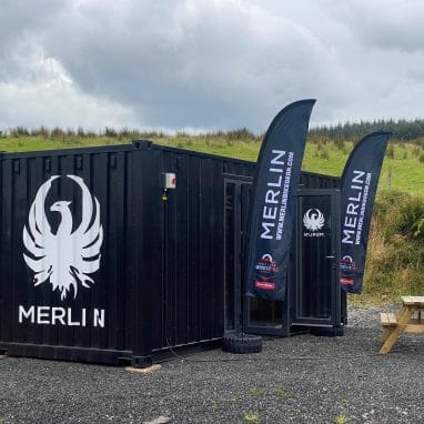 Used 20ft Container Transformed into Clothing Store