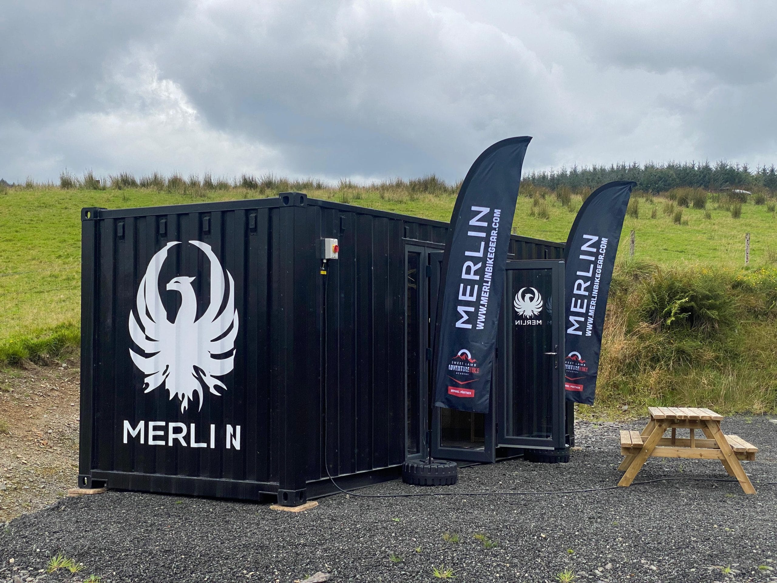 Used 20ft Container Transformed into Clothing Store