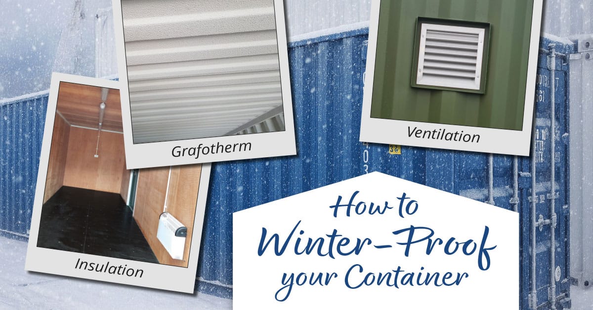 How to Winter-Proof Your Container with Shipping Container Insulation