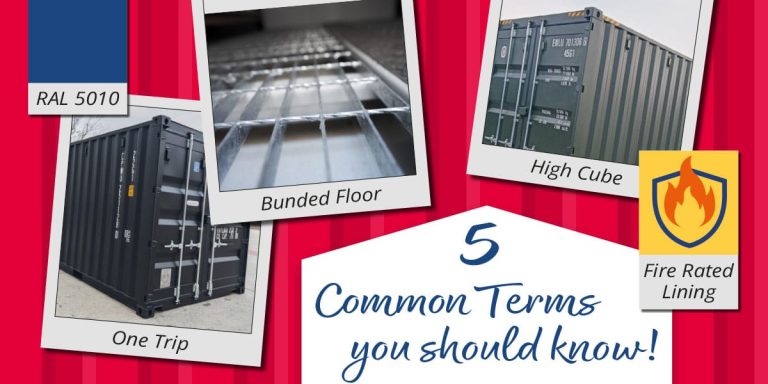 Shipping Container Conversions: 5 Common Terms You Should Know
