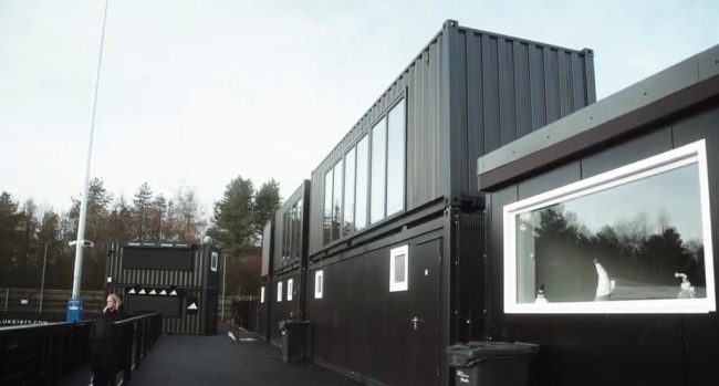 Fanzone container conversion