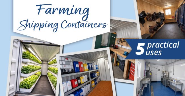 Farming containers- 5 Practical Uses