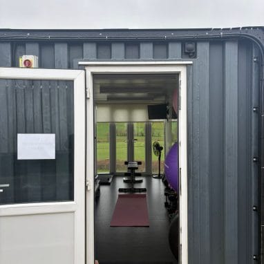 Shipping container gym 1