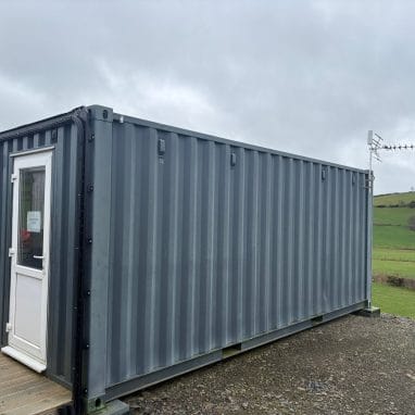 Shipping container gym