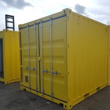 Turnstile containers exterior