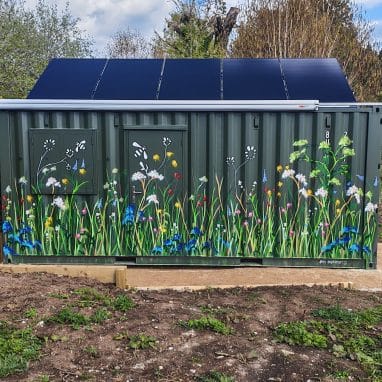 Solar Powered Garden Office