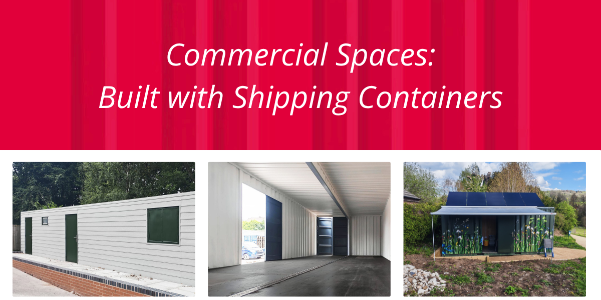 Commercial Spaces Built with Shipping Containers