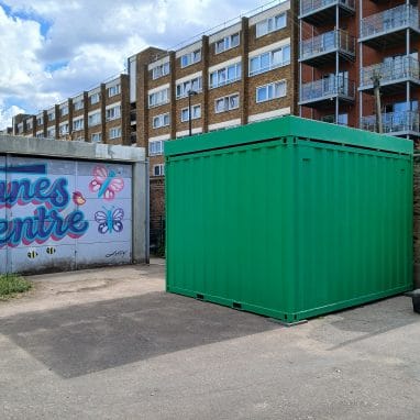 Bespoke green container