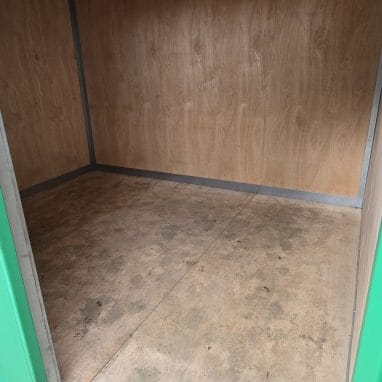 Bespoke green container - interior 1
