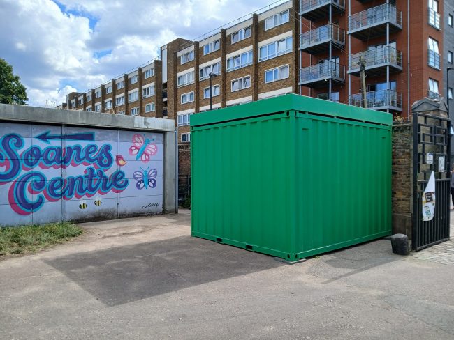 Bespoke green container