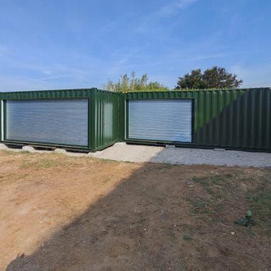Shipping Container Garage 1