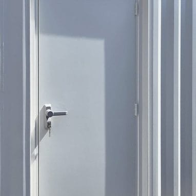 40ft Container Workshop door