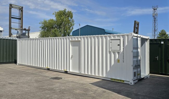 40ft Container Workshop exterior 1