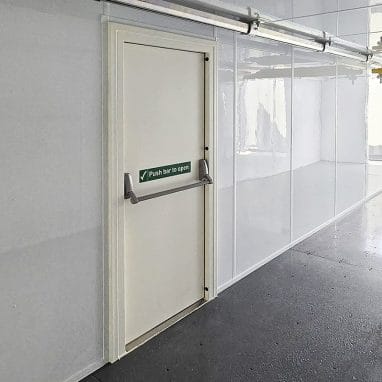 40ft Container Workshop door 1