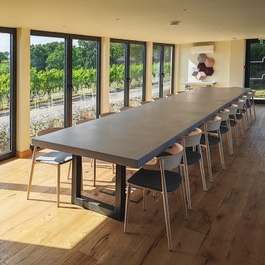 Shipping Container Wine Tasting Room - interiors
