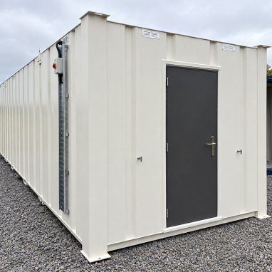 Shipping Container Laundry Room